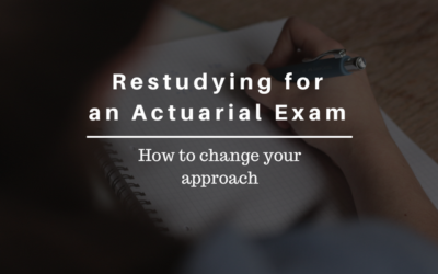 Restudying for an Actuarial Exam